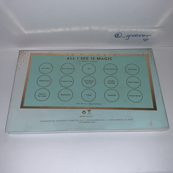 All I See Is Magic Limited Edition Colourpop Palette - Picture 6 of 16